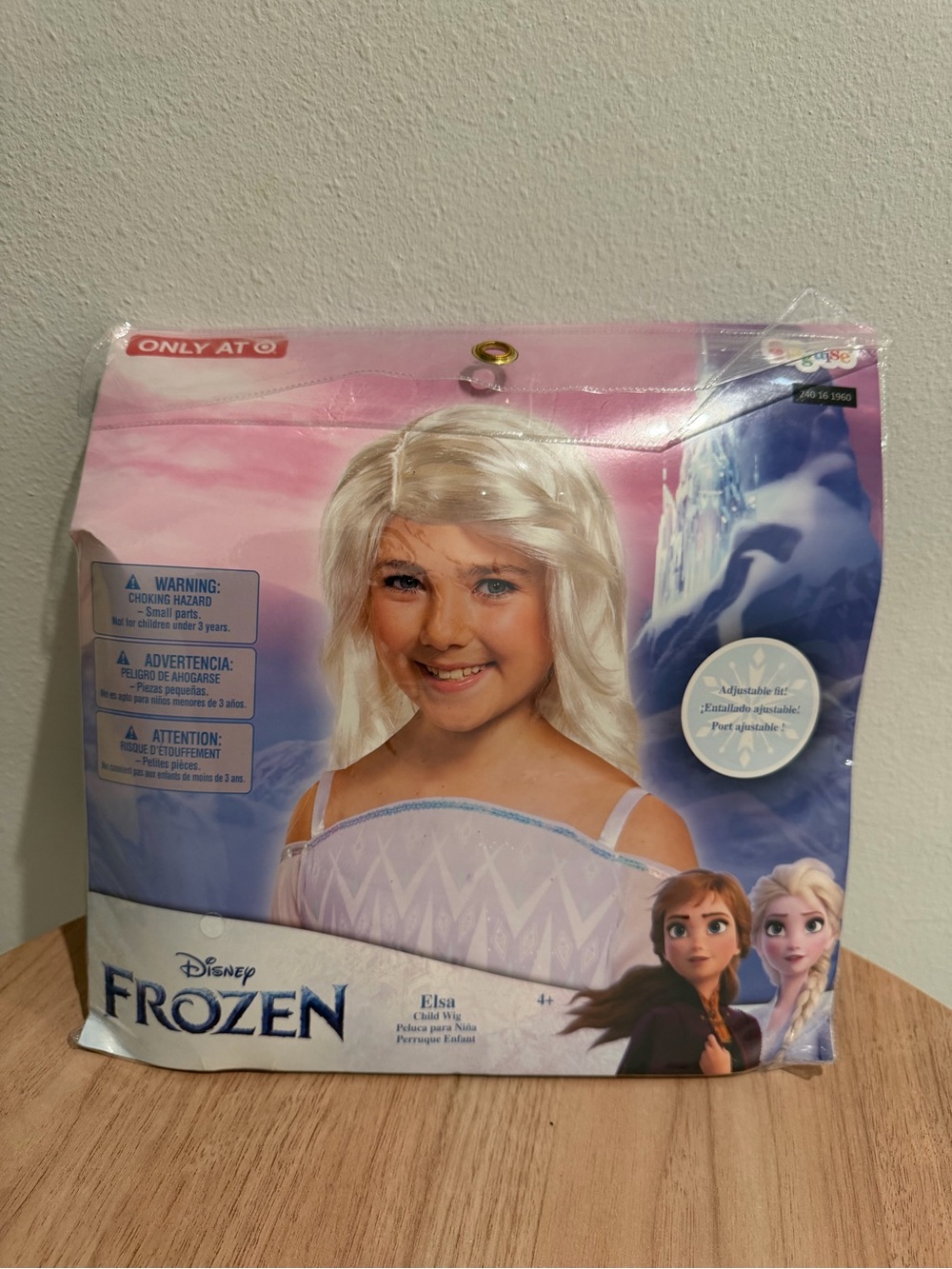 Disney Frozen Elsa White Wig for Kids new Halloween costume accessory